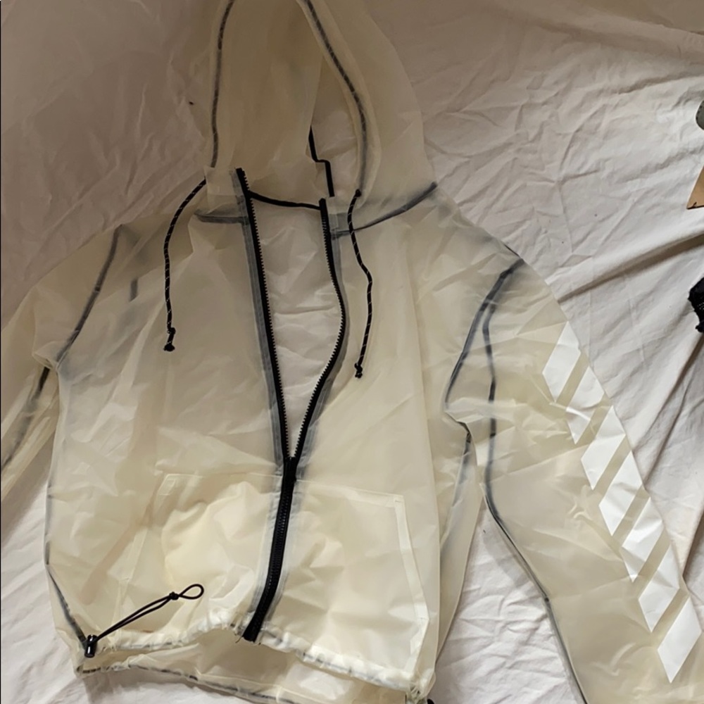 Clear rain jacket